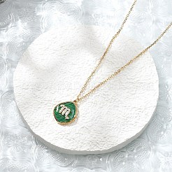 304 Stainless Steel Micro Pave Cubic Zirconia constellation Pendant Necklaces&nbsp;NJEW-R021-01G-06