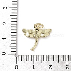 Brass Micro Pave Cubic Zirconia Pendants&nbsp;KK-L209-062G-01