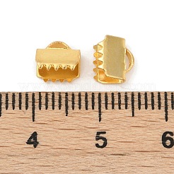 304 Stainless Steel Ribbon Crimp Ends&nbsp;STAS-E471-05H-G