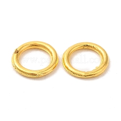 合金はんだ付けされた閉じた丸カン  ラウンド  ゴールドカラー  6x0.8mm  18ゲージ  内径：3.8mm&nbsp;KK-WH0052-05A-G