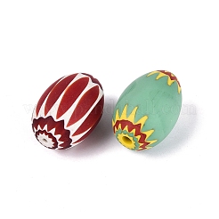 Handmade Millefiori Glass Barrel Beads&nbsp;LA-N002-30