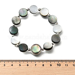Abalone Shell Beads Stretch Bracelets&nbsp;BJEW-D315-03P