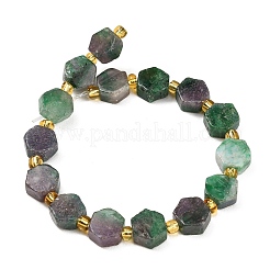 Dyed Natural Fuchsite Beads Strands&nbsp;G-F833-B04-01