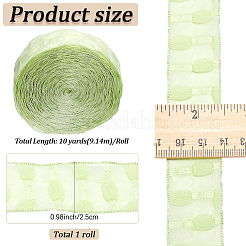 10 Yards Polyester Lace Trim Ribbon&nbsp;OCOR-WH20005-42C