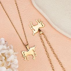 10Pcs 304 Stainless Steel Pendants&nbsp;STAS-SZ0003-26