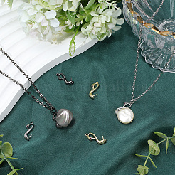 6Pcs 3 Colors Brass Peg Bails&nbsp;KK-SC0007-58