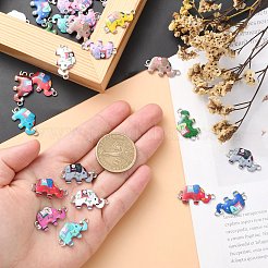 70Pcs 14 Styles Zinc Alloy Connector Charms&nbsp;ENAM-CJ0004-21