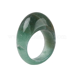 Natural Green Aventurine Finger Rings for Unisex&nbsp;G-Q601-19E