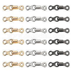 18Pcs 3 Colors Alloy Adjustable Jean Hook and Eye Hook&nbsp;FIND-TA0010-76