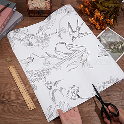 PVC Waterproof Wall Stickers&nbsp;STIC-WH0004-50B