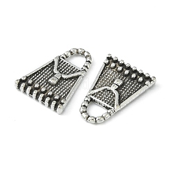 合金のチベット風チャーム  無鉛の  カドミウムフリーとニッケルフリー  アンティークシルバー  長さ16.5mm  12 mm幅  2 mm厚の穴：3mm&nbsp;X-LF0208Y-NF