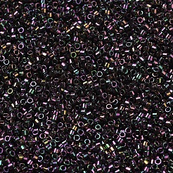MIYUKIデリカビーズ  シリンダー  日本製シードビーズ  11/0  （db0127)フォレストグリーンレインボーゴールド光沢  1.3x1.6mm  穴：0.8mm  約20000個/袋  100 G /袋&nbsp;SEED-J020-DB0127