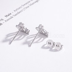 Brass Stud Earrings&nbsp;EJEW-BB61232-A