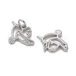 Brass Pigeon Pendants&nbsp;KK-H256-10P