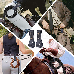 4Pcs Imitation Leather Belt Bullwhip Holder&nbsp;AJEW-GF0014-47