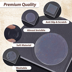 8 Sheets 2 Styles Transparent Plastic Anti-Collision Bumper Guard&nbsp;AJEW-SP0004-13