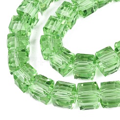 Transparent Glass Beads Strands&nbsp;LS-GLAA-R041-8x8mm-A14