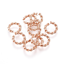 304 Stainless Steel Open Jump Rings&nbsp;STAS-E484-71F-RG