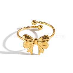 304 Stainless Steel Cuff Open Rings for Women&nbsp;TI6935