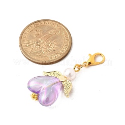 Angel Transparent Acrylic Pendant Decorations&nbsp;HJEW-JM03459-02