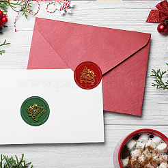 Brass Wax Seal Stamp with Handle&nbsp;AJEW-WH0184-0663