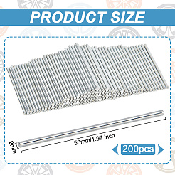 200Pcs Iron Shaft Round Rod Axles&nbsp;FIND-OC0003-10
