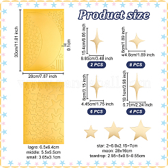 Star Acrylic Mirror Wall Stickers&nbsp;DIY-PH0017-37A