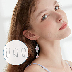 36Pcs 6 Style Brass Earring Hooks&nbsp;KK-FH0006-37