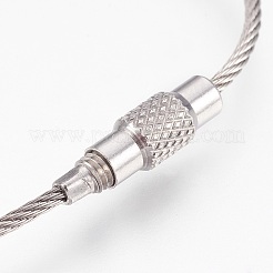 Tarnish Resistant 304 Stainless Steel Wrap Bracelets Making&nbsp;BJEW-I267-004A