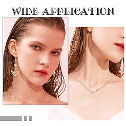 16Pcs 4 Style Ion Plating(IP) 201 Stainless Steel Pendants&nbsp;STAS-DC0001-06