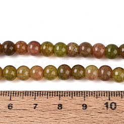 Ombre Effect Dyed Crackle Glass Beads Strands&nbsp;GLAA-Q106-01A-B01