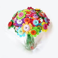 DIY Craft Bouquets Kit&nbsp;LS-DIY-WH0157-01C