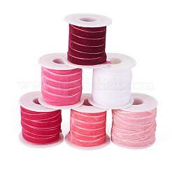 60 Yards 6 Colors Single Face Velvet Ribbon&nbsp;SRIB-TA0001-38