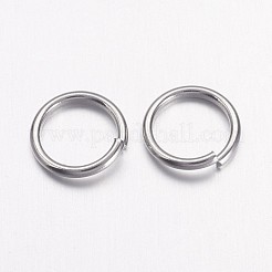 Tarnish Resistant 304 Stainless Steel Open Jump Rings&nbsp;STAS-E066-07-5.5mm