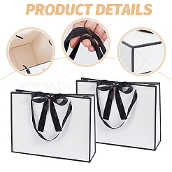Rectangle Paper Storage Bags with Handle&nbsp;ABAG-WH0038-56