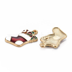 Alloy Enamel Pendants&nbsp;ENAM-N055-006-NR