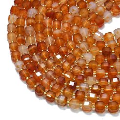 Natural Red Agate Beads Strands&nbsp;G-K389-A08-01