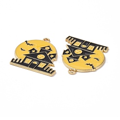 Halloween Theme Alloy Enamel Pendants&nbsp;FIND-E024-05LG