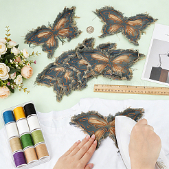 8Pcs Polyester Clothing Patches&nbsp;DIY-BC0018-02