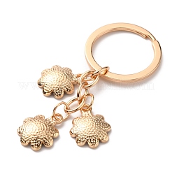 Cute Enamel Keychain&nbsp;KEYC-WH0025-048G-07