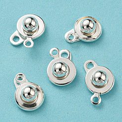 201 Stainless Steel Snap Clasps&nbsp;STAS-C042-02S