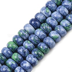 Dyed Synthetic Riverstone Beads Strands&nbsp;G-Z105-C01-01C