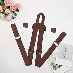 1 Set Nylon & PU Leather Adjustable Webbing Bag Straps&nbsp;DIY-CL0001-88B