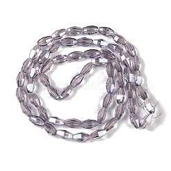 Electroplate Glass Beads Strands&nbsp;GLAA-Q101-03B-PL01