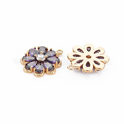 Brass Glass Pendants&nbsp;KK-S364-275B