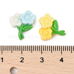 Opaque Resin Cabochons&nbsp;CRES-M037-05B