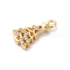Brass Micro Pave Cubic Zirconia Charms&nbsp;KK-P278-07G