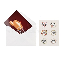 Rectangle Diwali Day Paper Greeting Card&nbsp;DIY-NH0010-01D