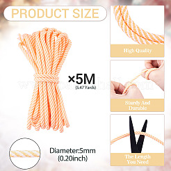 5M Polyester Twisted Round Cord&nbsp;OCOR-TA0003-87
