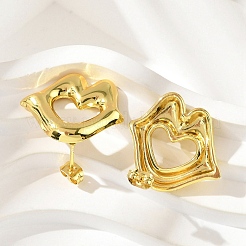 Lip 304 Stainless Steel Stud Earrings&nbsp;LS-EJEW-A125-57G